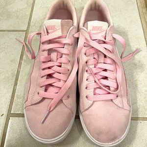 Pink Nike sneakers